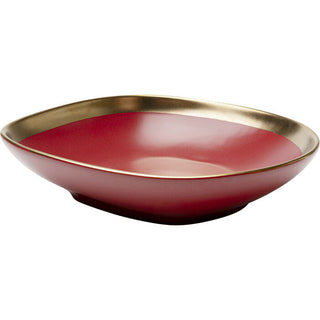Plate Deep Vibrations Red Ø19cm KARE MIAMI