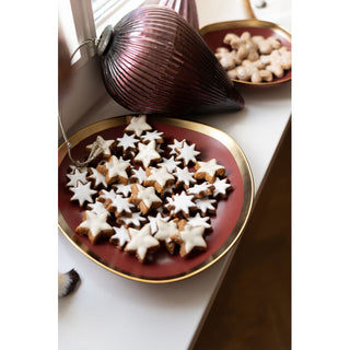 Plate Deep Vibrations Red Ø19cm KARE MIAMI