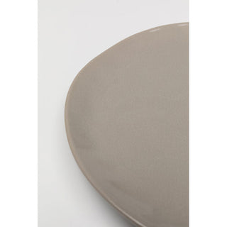 Plate Organic Grey Ø26cm KARE MIAMI