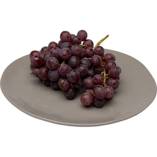 Plate Organic Grey Ø26cm KARE MIAMI