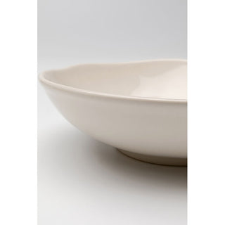 Plate Deep Organic Cream Ø22cm KARE MIAMI