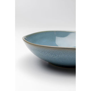 Plate Deep Organic Turquoise Ø22cm KARE MIAMI
