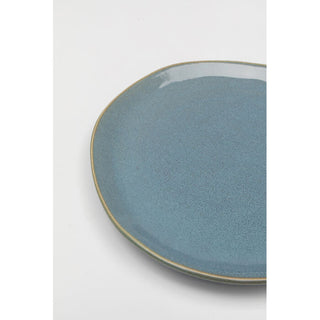 Plate Organic Turquise Ø20cm KARE MIAMI