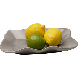 Serving Plate Organic Grey 17x26cm KARE MIAMI