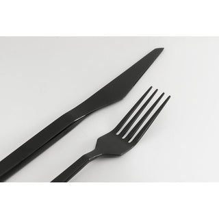 Cutlery Adella Shiny Black (16/part) KARE MIAMI