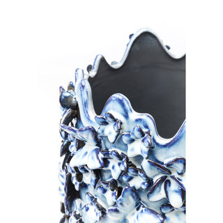 Vase Butterflies Lightblue 50cm - DEKOR