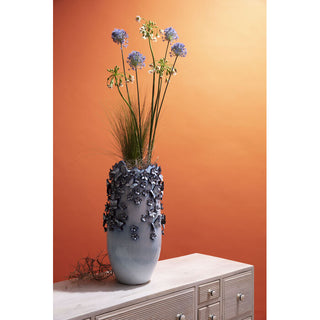Vase Butterflies Lightblue 50cm - DEKOR
