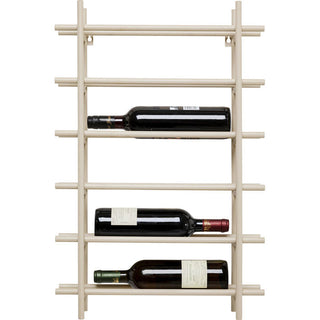 Wine Shelf Cape Town Greige 45x68cm KARE MIAMI