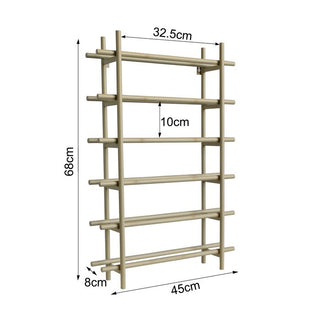 Wine Shelf Cape Town Greige 45x68cm KARE MIAMI