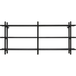 Wine Shelf Cape Town Black 80x34cm KARE MIAMI