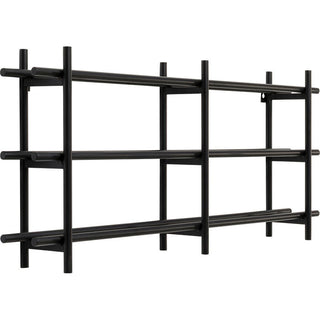 Wine Shelf Cape Town Black 80x34cm KARE MIAMI
