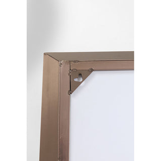 Wall Mirror Arezzo Coffee Trapez 65(45)x160cm - DEKOR