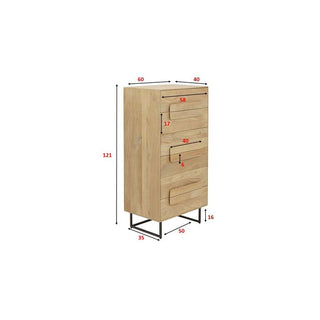High Cabinet Mulino 60x121cm KARE MIAMI