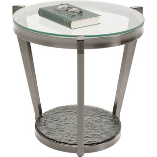 Side Table Monocolo Graphite Ø50cm KARE MIAMI