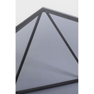 Coffee Table Cristallo Graphite 80x80cm KARE MIAMI