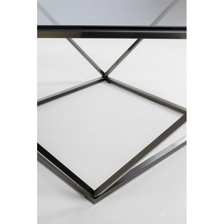 Coffee Table Cristallo Graphite 80x80cm KARE MIAMI