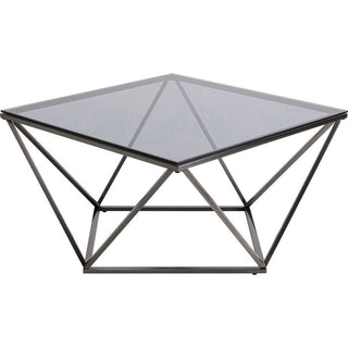 Coffee Table Cristallo Graphite 80x80cm KARE MIAMI