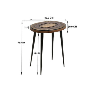 Side Table Medina Oval 40x30cm KARE MIAMI