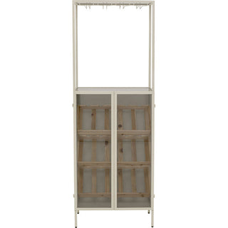 Wine Shelf Porto Bar Greige 60x170cm KARE MIAMI