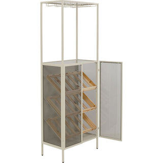 Wine Shelf Porto Bar Greige 60x170cm KARE MIAMI