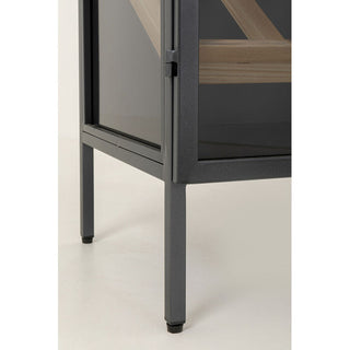 Wine Shelf Porto Bar Black 60x170cm KARE MIAMI