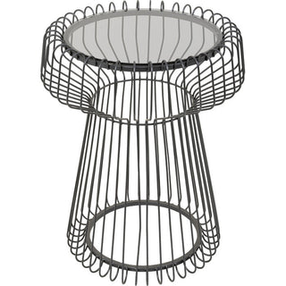 Side Table Lisboa Black Ø38cm KARE MIAMI