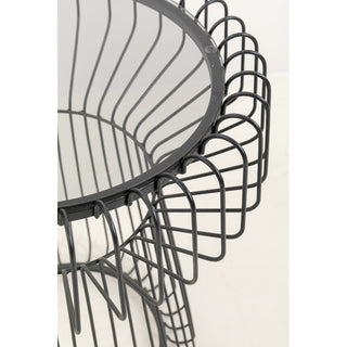 Side Table Lisboa Black Ø38cm KARE MIAMI