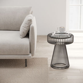 Side Table Lisboa Black Ø38cm KARE MIAMI