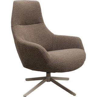 Swivel Armchair Mimi Mocca KARE MIAMI