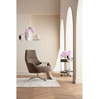Swivel Armchair Mimi Mocca KARE MIAMI