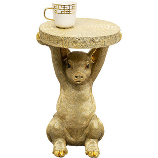 Side Table Animal Pig Ø34cm KARE MIAMI
