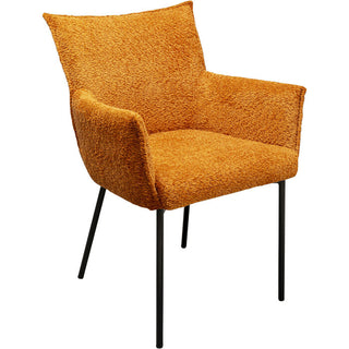 Chair with Armrest Selma Orange KARE MIAMI