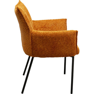 Chair with Armrest Selma Orange KARE MIAMI