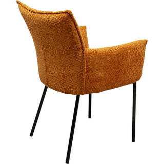 Chair with Armrest Selma Orange KARE MIAMI