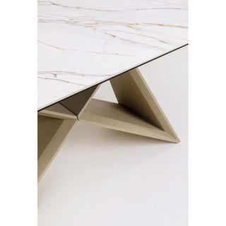 Extension Table Nelly Greige 180(40+40)x90cm KARE MIAMI