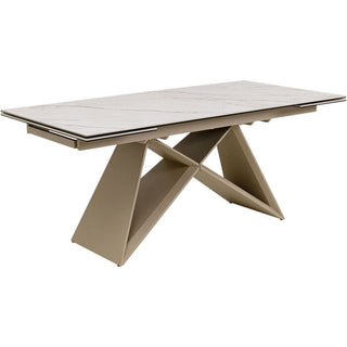 Extension Table Nelly Greige 180(40+40)x90cm KARE MIAMI