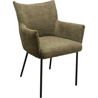 Chair with Armrest Selma Olive KARE MIAMI