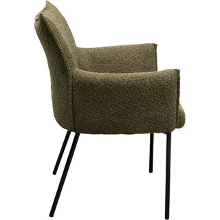 Chair with Armrest Selma Olive KARE MIAMI