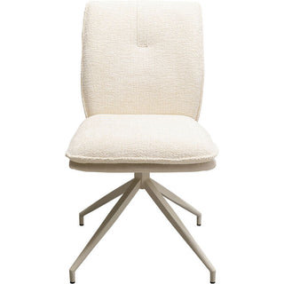 Swivel Chair Hilla White KARE MIAMI