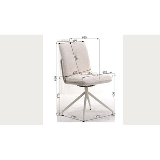 Swivel Chair Hilla White KARE MIAMI