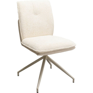 Swivel Chair Hilla White KARE MIAMI