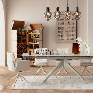 Swivel Chair Hilla White KARE MIAMI