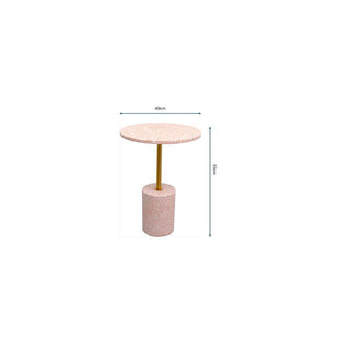 Side Table Amore Pink Ø40cm KARE MIAMI