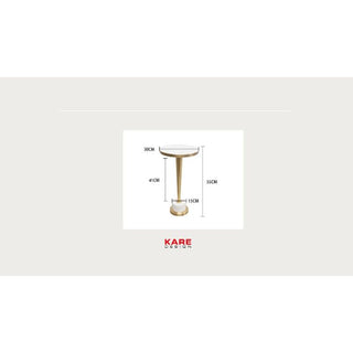 Side Table Coney Brass Ø30cm KARE MIAMI