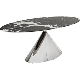 Dining Table Mambo Chrome 200x100cm KARE MIAMI