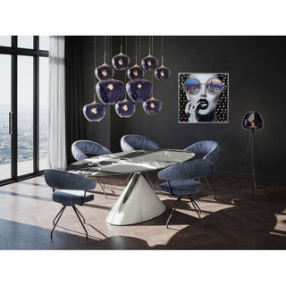 Dining Table Mambo Chrome 200x100cm KARE MIAMI