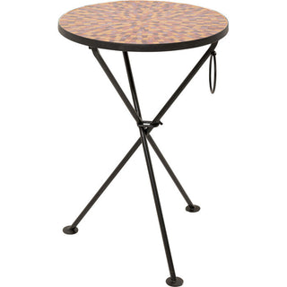 Side Table Clack Mosaic Red Ø35cm KARE MIAMI