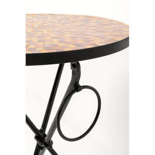 Side Table Clack Mosaic Red Ø35cm KARE MIAMI