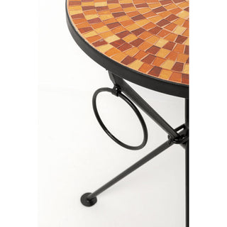 Side Table Clack Mosaic Orange Ø35cm KARE MIAMI