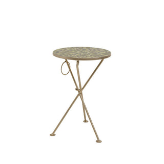 Side Table Clack Mosaic Olive Ø35cm KARE MIAMI
